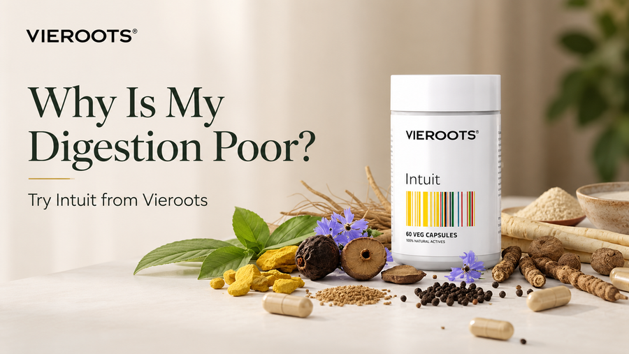 Why Is My Digestion Poor? Try Intuit from Vieroots